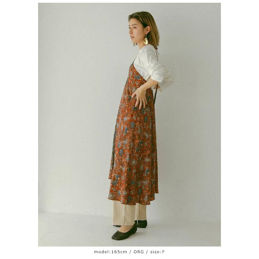 Sale アングリッド Ungrid 21春夏 通販 エスニックフラワーキャミワンピース レディース ワンピース キャミワンピース キャミソール 花柄 総柄 重ね着 Select Shop Double Heart 通販 Yahoo ショッピング