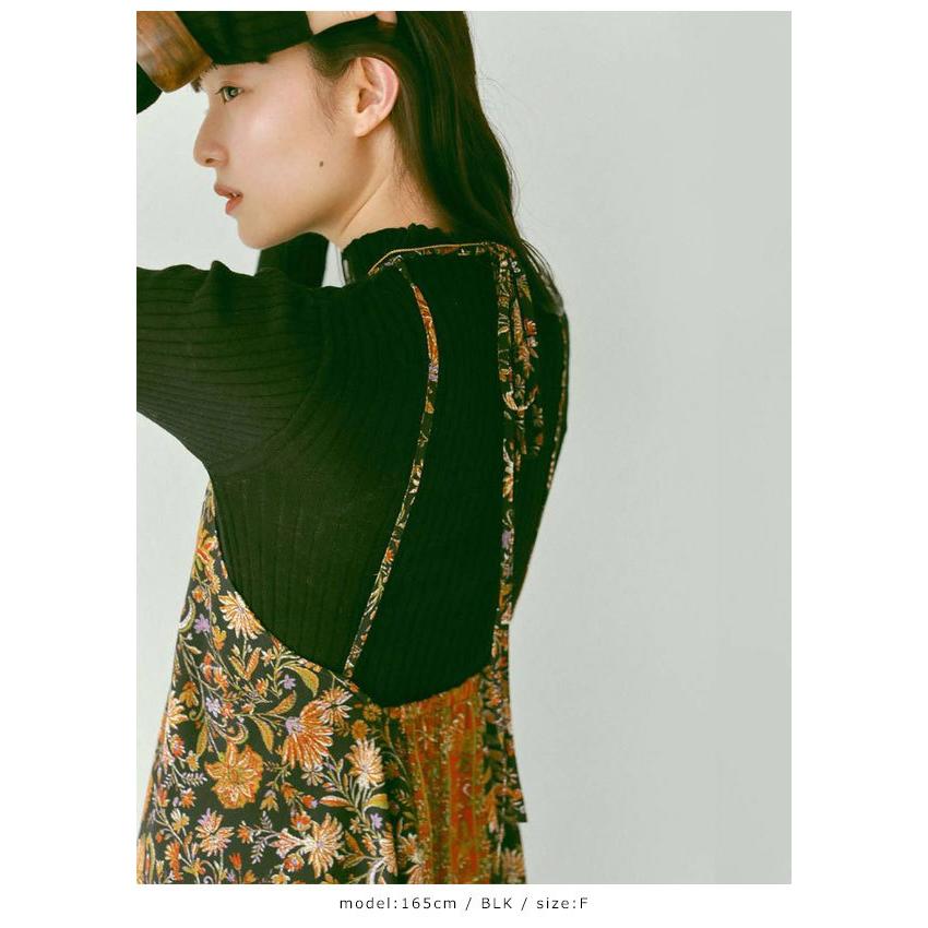 Sale アングリッド Ungrid 21春夏 通販 エスニックフラワーキャミワンピース レディース ワンピース キャミワンピース キャミソール 花柄 総柄 重ね着 Select Shop Double Heart 通販 Yahoo ショッピング