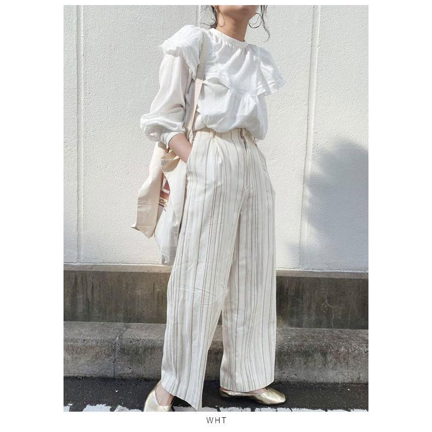 アングリッド Ungrid 21春夏 通販 4月下旬 5月中旬予約 コットンフリルボリュームブラウス レディース トップス ブラウス シャツ フリル 綿 カジュアル 長袖 バッグ ワンピースのダブルハート 通販 Yahoo ショッピング