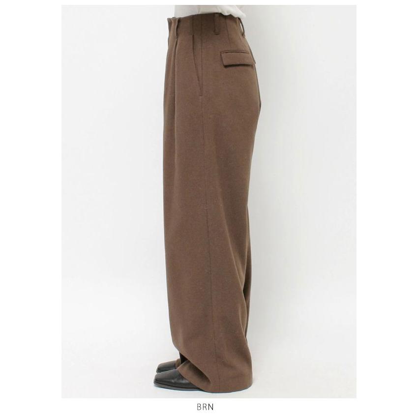 Ungrid（アングリッド） SALE60%OFF ウール混ルーズタックパンツ
