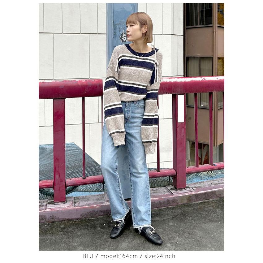 即納】 SALE アングリッド ungrid ボトムス 24春夏 ヴィンテージスリム 