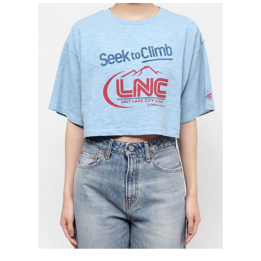 アングリッド ungrid トップス 24春夏 LNCロゴショートTee 5月下旬〜6月中旬予約 半袖 Tシャツ ミドル丈 112432747401｜doubleheart｜17