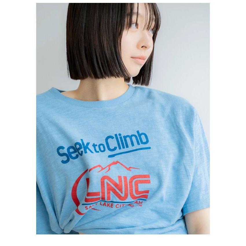 アングリッド ungrid トップス 24春夏 LNCロゴショートTee 5月下旬〜6月中旬予約 半袖 Tシャツ ミドル丈 112432747401｜doubleheart｜06