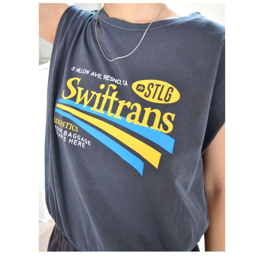 Tシャツ(半袖/袖なし) ungrid Ungrid（アングリッド） SALE50%OFF トップス 春夏 ヴィンテージロゴ