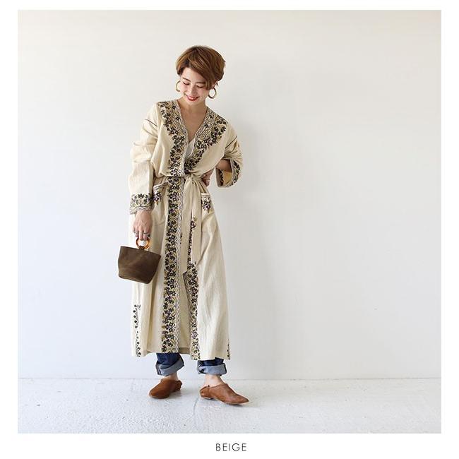 Todayful トゥデイフル 通販 Hand Embroidery Gown ハンドエンブロイダリーガウン レディース アウター ガウン 羽織 春アウター ワンピース 刺繍 花柄 バッグ ワンピースのダブルハート 通販 Yahoo ショッピング