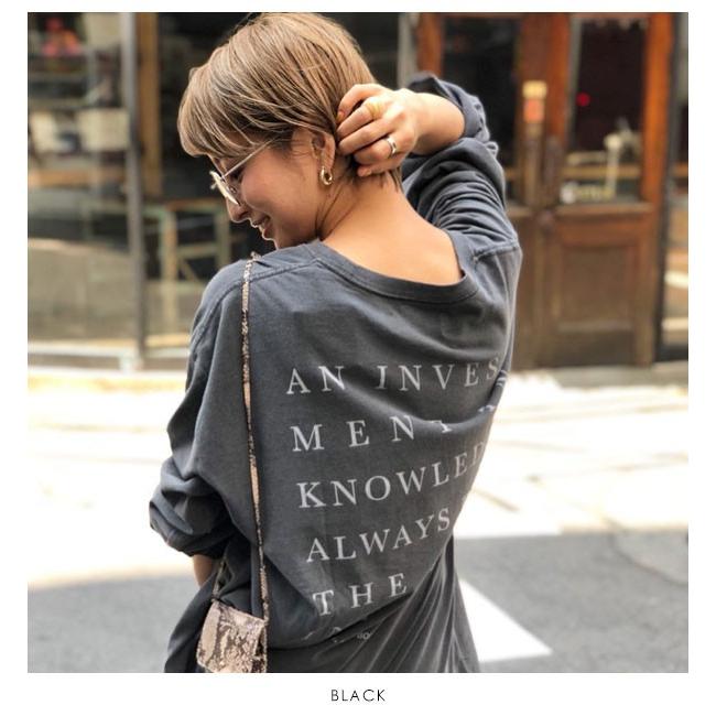 Todayful トゥデイフル 19秋冬 Backprint Long T Shirts バックプリントロングtシャツ レディース トップス 長袖 カットソー プリント バッグ ワンピースのダブルハート 通販 Yahoo ショッピング