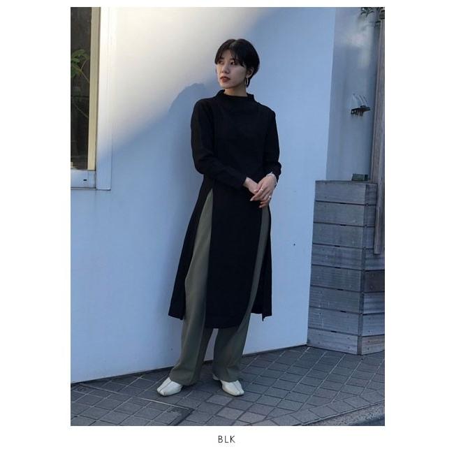 Todayful トゥデイフル 20春夏 Bottleneck Slit Dress ボトルネックスリットドレス レディース ワンピース 長袖 タック 無地 シンプル ライン 12010316 バッグ ワンピースのダブルハート 通販 Yahoo ショッピング