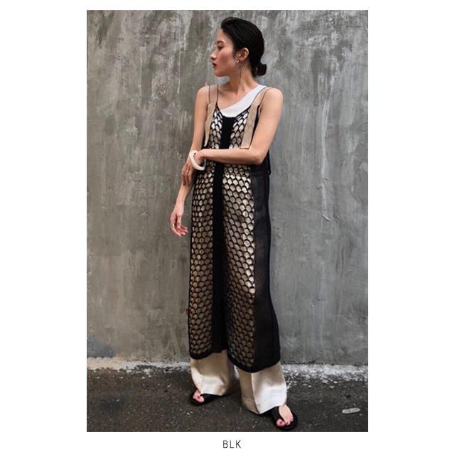 Todayful トゥデイフル 春夏 Mesh Knit Dress メッシュニットドレス レディース ワンピース ノースリーブ ロング丈 ニット メッシュ 透け感 バッグ ワンピースのダブルハート 通販 Yahoo ショッピング