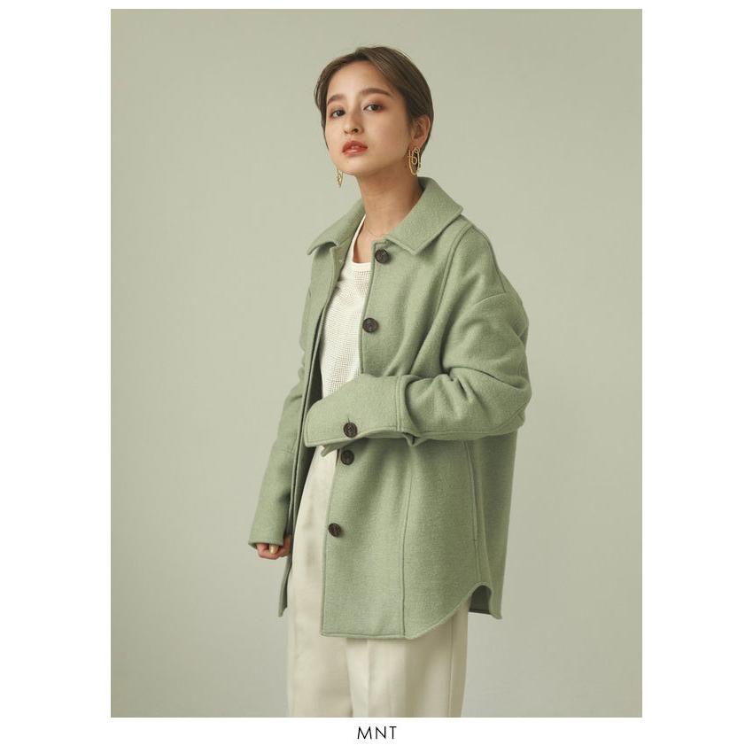 Sale トゥデイフル アウター 秋冬 Wool Shirts Jacket ウールシャツジャケット レディース ジャケット ウール アウター 羽織り 前開き シャツ 長袖 1107 バッグ ワンピースのダブルハート 通販 Yahoo ショッピング