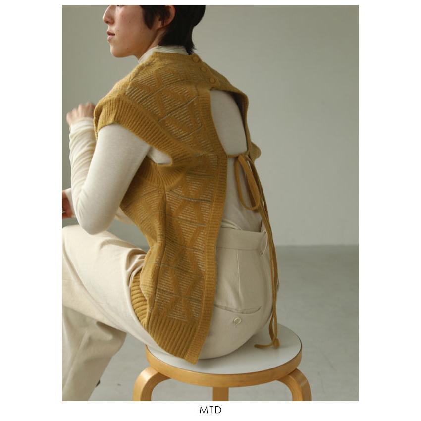 Todayful トゥデイフル 秋冬 Pattern Knit Vest パターンニットベスト ニット ベスト レディース ブランド ノースリーブ バックスタイル リボン 15 バッグ ワンピースのダブルハート 通販 Yahoo ショッピング