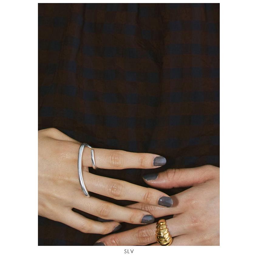 TODAYFUL トゥデイフル Double Finger Ring (Silver925) 12020958