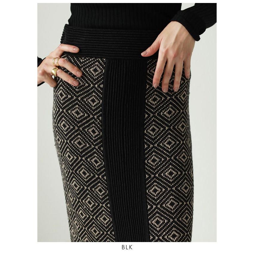 Todayful トゥデイフル 21春アイテム Jacquard Pencil Skirt ジャガードペンシルスカート レディース ボトムス スカート ロング丈 タイトスカート ニット バッグ ワンピースのダブルハート 通販 Yahoo ショッピング