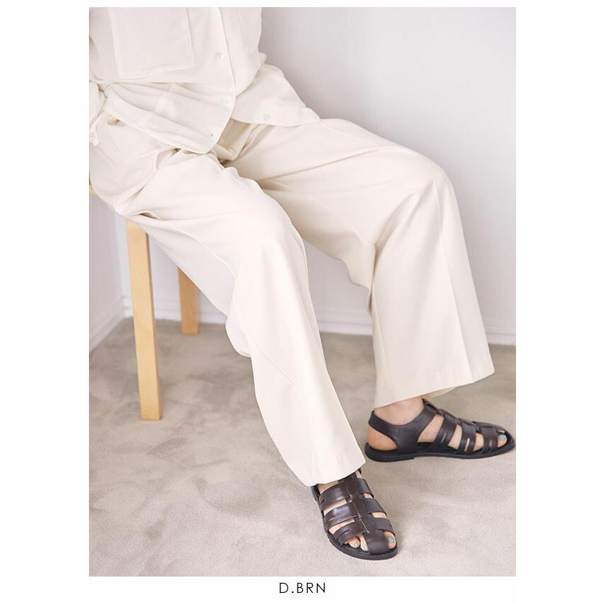 即納】 TODAYFUL トゥデイフル Leather Belt Sandals 12111005