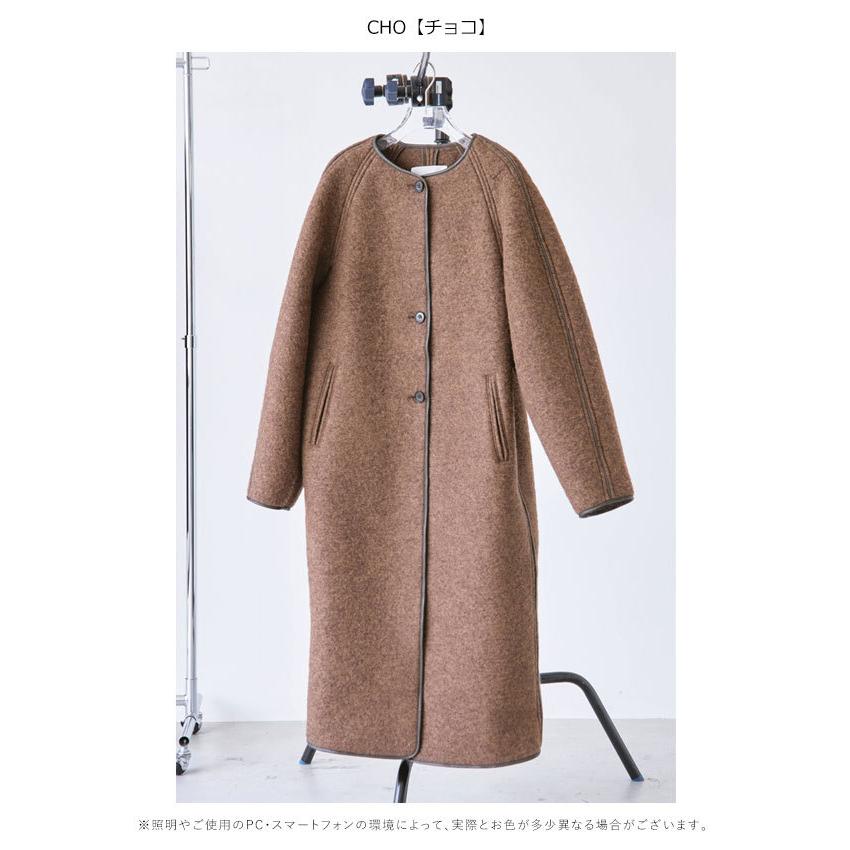 Todayful トゥデイフル 21秋冬2nd 11月 12月中旬予約 Wool Jersey Coat ウールジャージーコート レディース アウター コート ロングコート ノーカラー 前開 Select Shop Double Heart 通販 Yahoo ショッピング