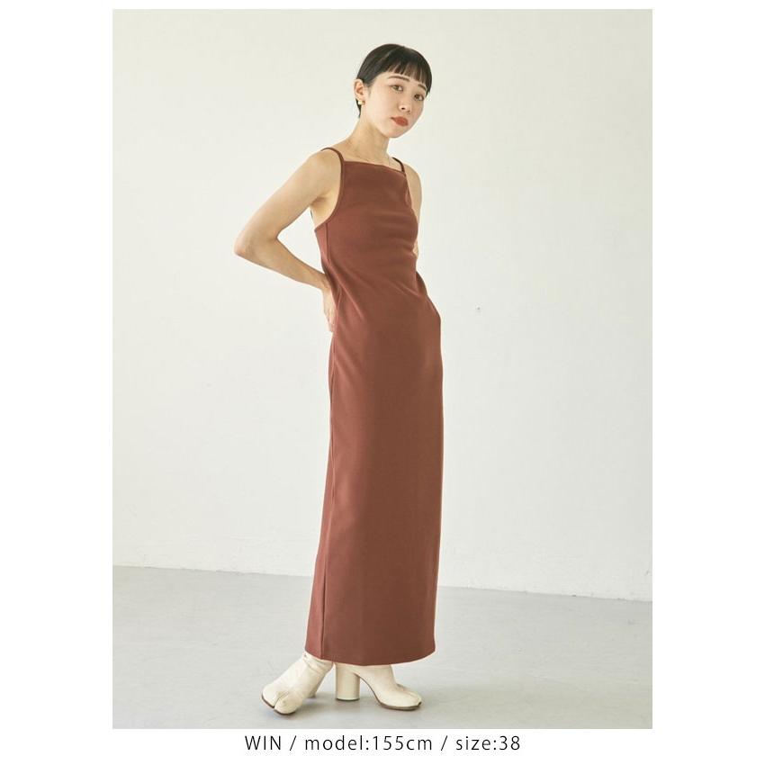 SALE TODAYFUL 2023prefall トゥデイフル Backopen Pencil Dress バックオープンペンシルドレス レディース  ワンピース ロング丈 レイヤード