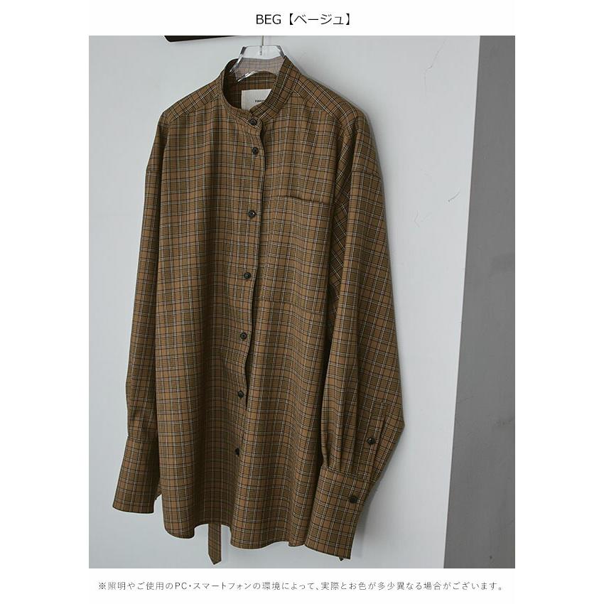 トップス COTTON CHECK SHIRT / BROWN CHEC size1 SHIRT – SC WEB STORE
