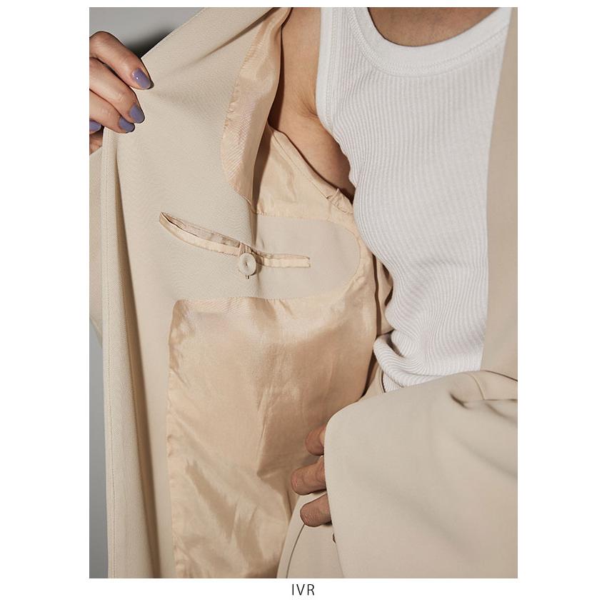 トゥデイフル TODAYFUL 2024 prefallコレクション Collarless Twill JK  