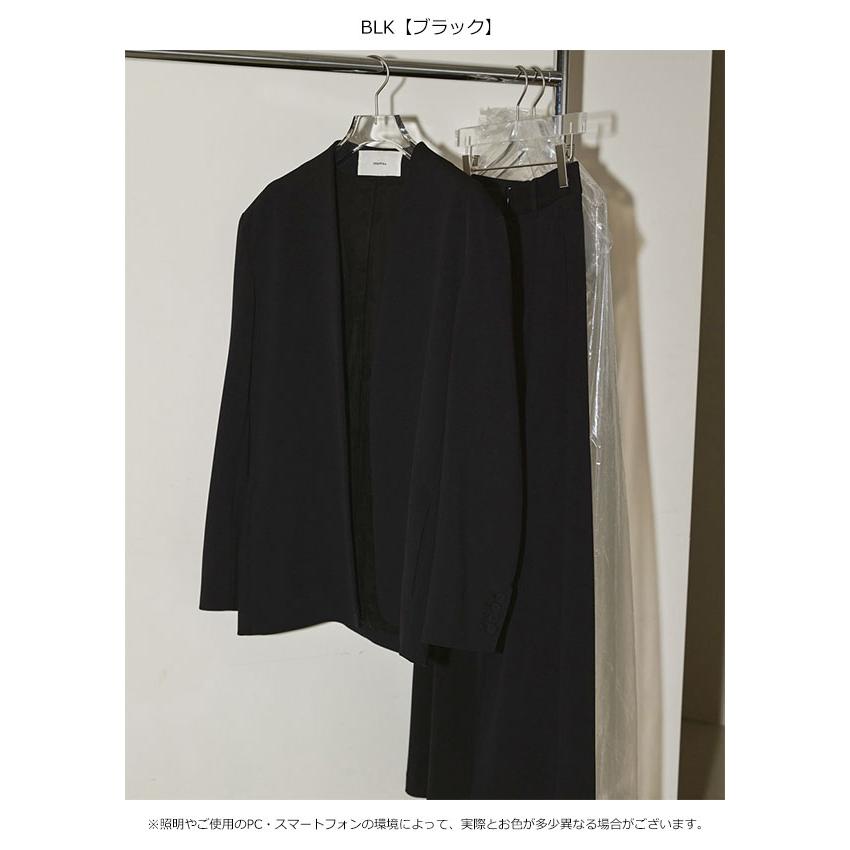 TODAYFUL 2023 prefallコレクション トゥデイフル Collarless Twill JK