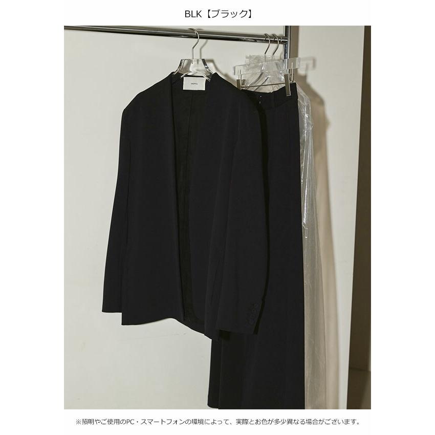 トゥデイフル TODAYFUL 2024 prefallコレクション Collarless Twill JK カラーレスツイルジャケット アウター 長袖 トゥデイフル TODAYFUL 2024 prefallコレクション Collarless Twill JK カラーレスツイルジャケット アウター 長袖