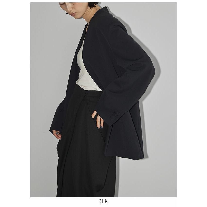 トゥデイフル TODAYFUL 2024 prefallコレクション Collarless Twill JK カラーレスツイルジャケット アウター 長袖 トゥデイフル TODAYFUL 2024 prefallコレクション Collarless Twill JK カラーレスツイルジャケット アウター 長袖