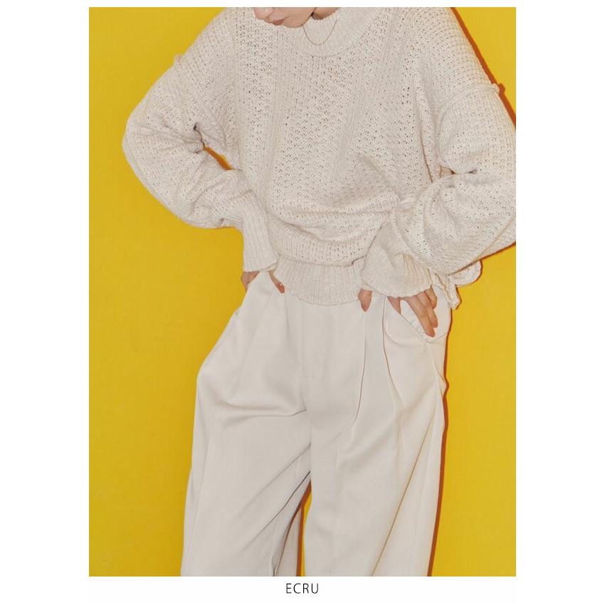 TODAYFUL トゥデイフル 2023spring.summer Cottonlinen Over Knit