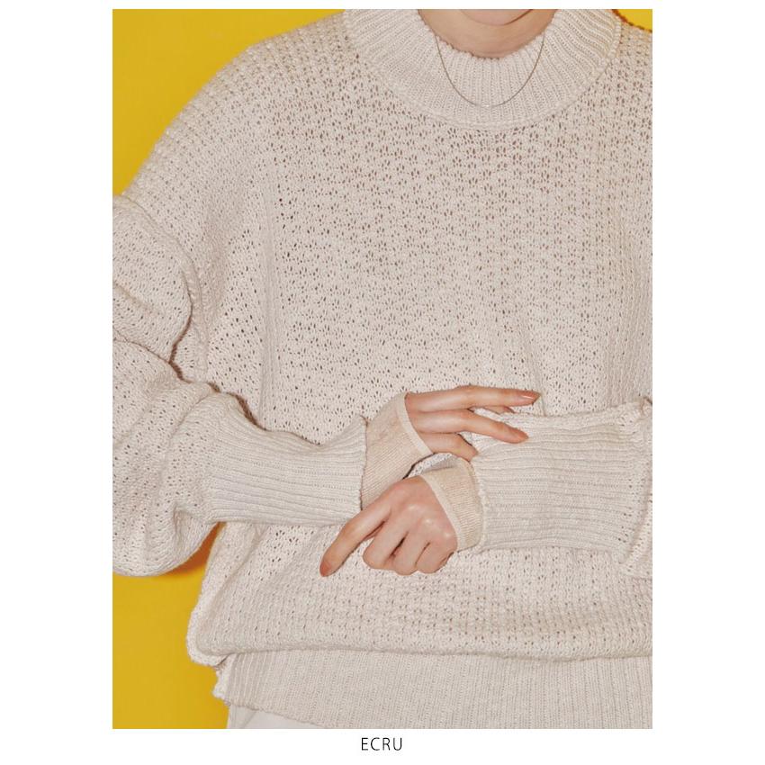 即納】 TODAYFUL トゥデイフル Cottonlinen Over Knit 12310513 