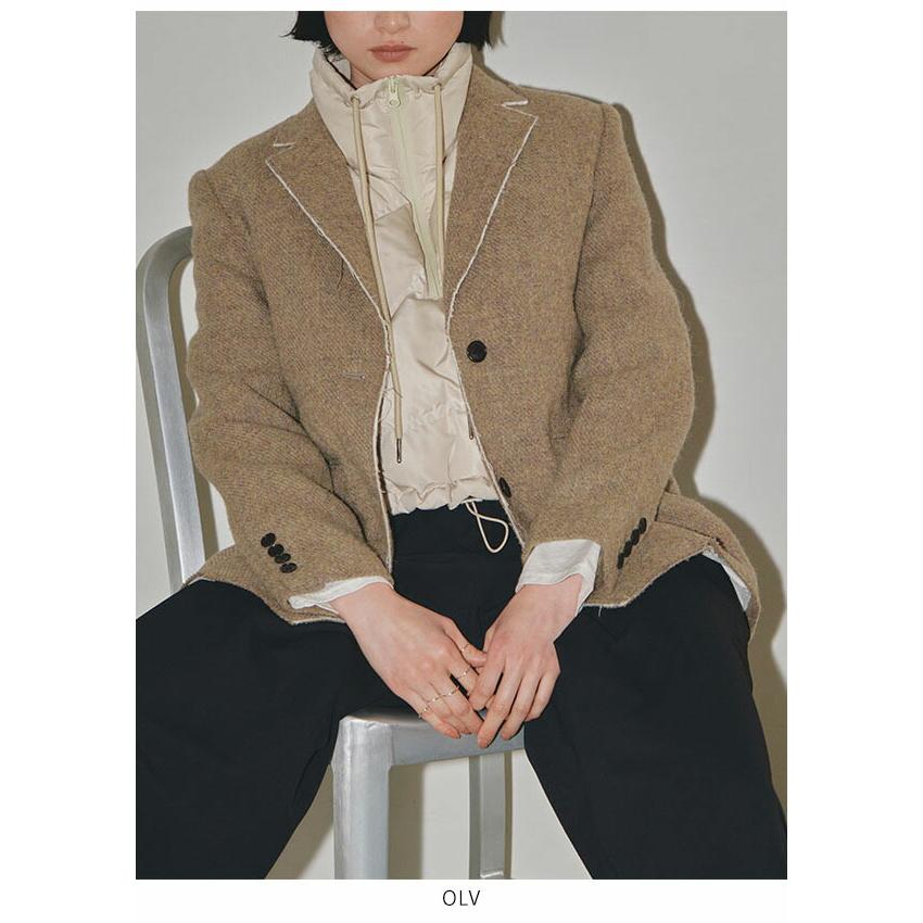 【TODAYFUL SALE 50%OFF】【即納】トゥデイフル TODAYFUL セール Cutoff Wool Jacket カットオフウールジャケット アウター ミドル丈 12320105 【TODAYFUL SALE 50%OFF】【即納】トゥデイフル TODAYFUL セール Cutoff Wool Jacket カットオフウールジャケット アウター ミドル丈 12320105