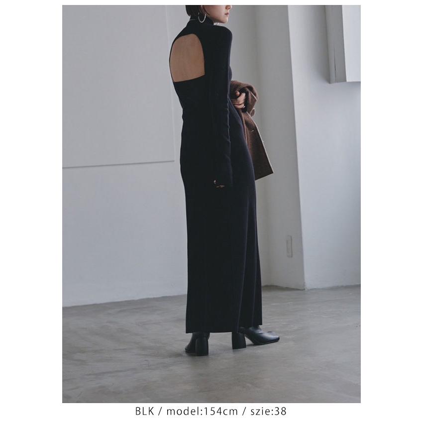 即納】 TODAYFUL トゥデイフル Backopen Knit Dress 12320309  