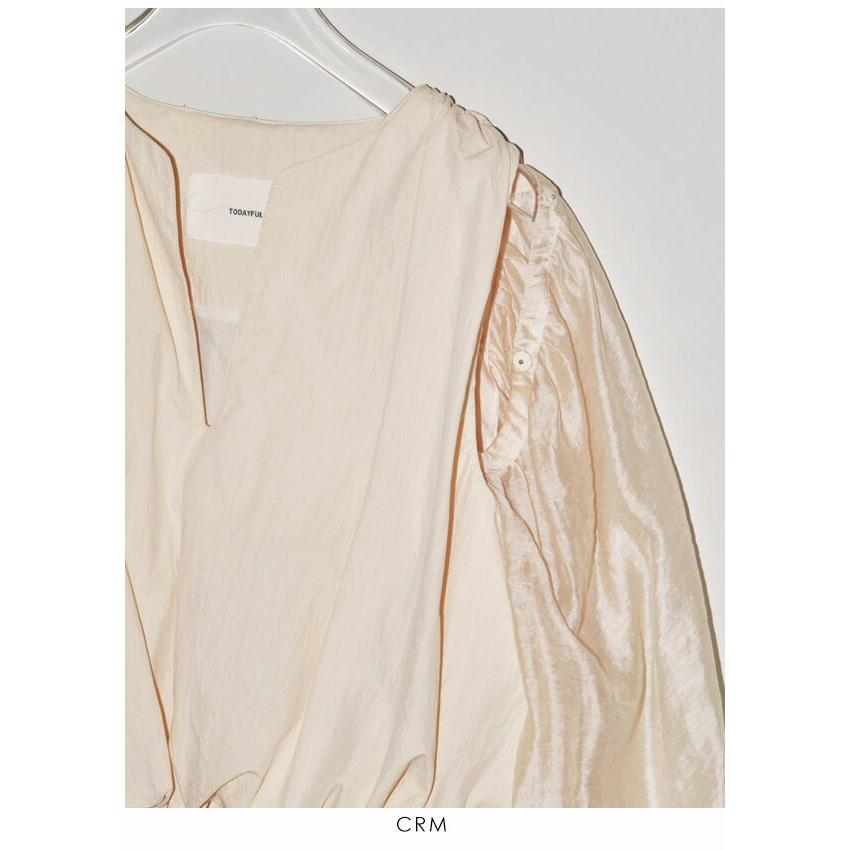 シャツ+ブラウス(長袖+七分) 2way Gather Blouse TODAYFUL 2023aw TODAYFUL（トゥデイフル）の「2WAY gathered blouse（シャツ/ブラウス