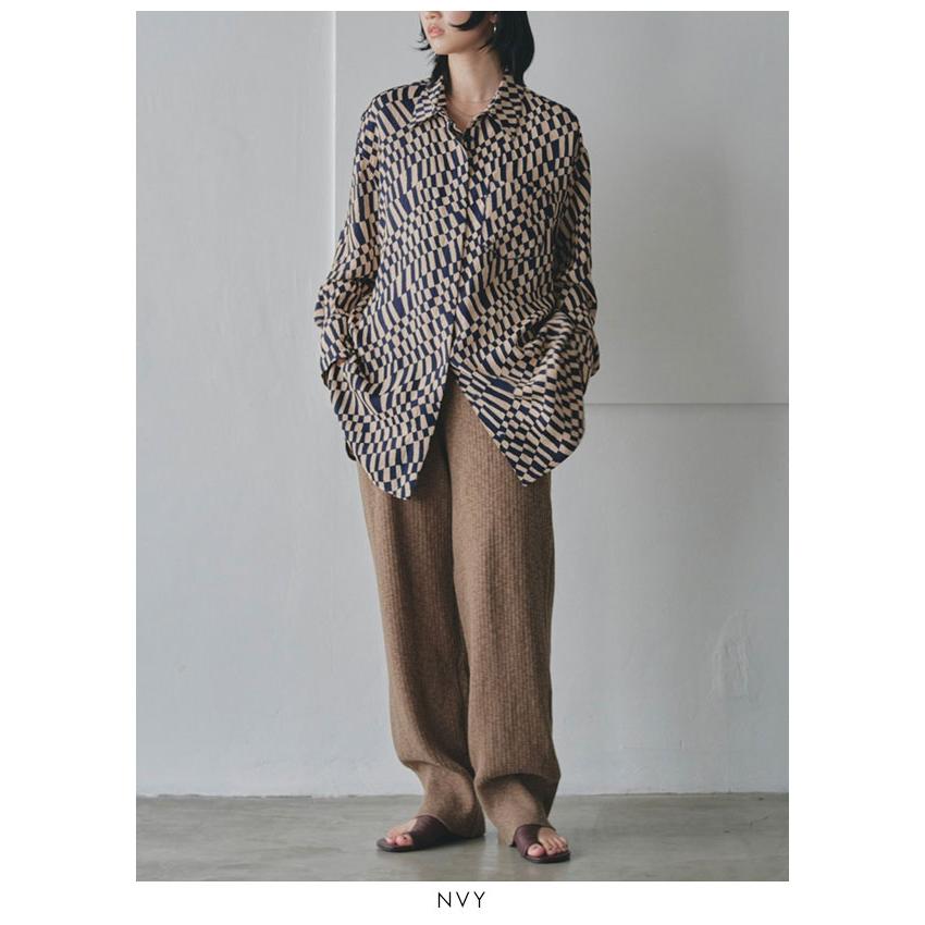 TODAYFUL ジオメトリックオーバーシャツ