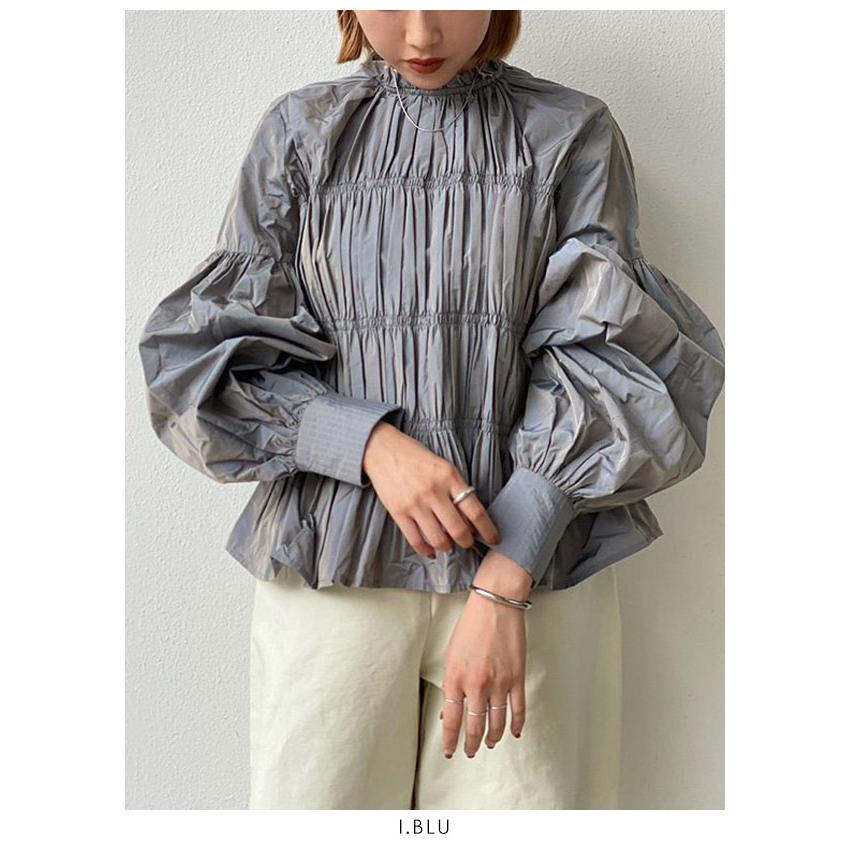 TODAYFUL トゥデイフル Chambray Shirring Blouse 12320411 TODAYFUL トゥデイフル Chambray Shirring Blouse 12320411