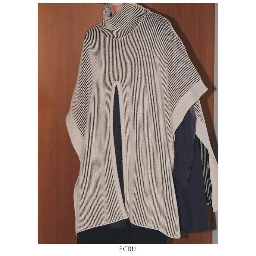 TODAYFUL トゥデイフル Bicolor Turtle Knit Cape 12320514 TODAYFUL トゥデイフル Bicolor Turtle Knit Cape 12320514