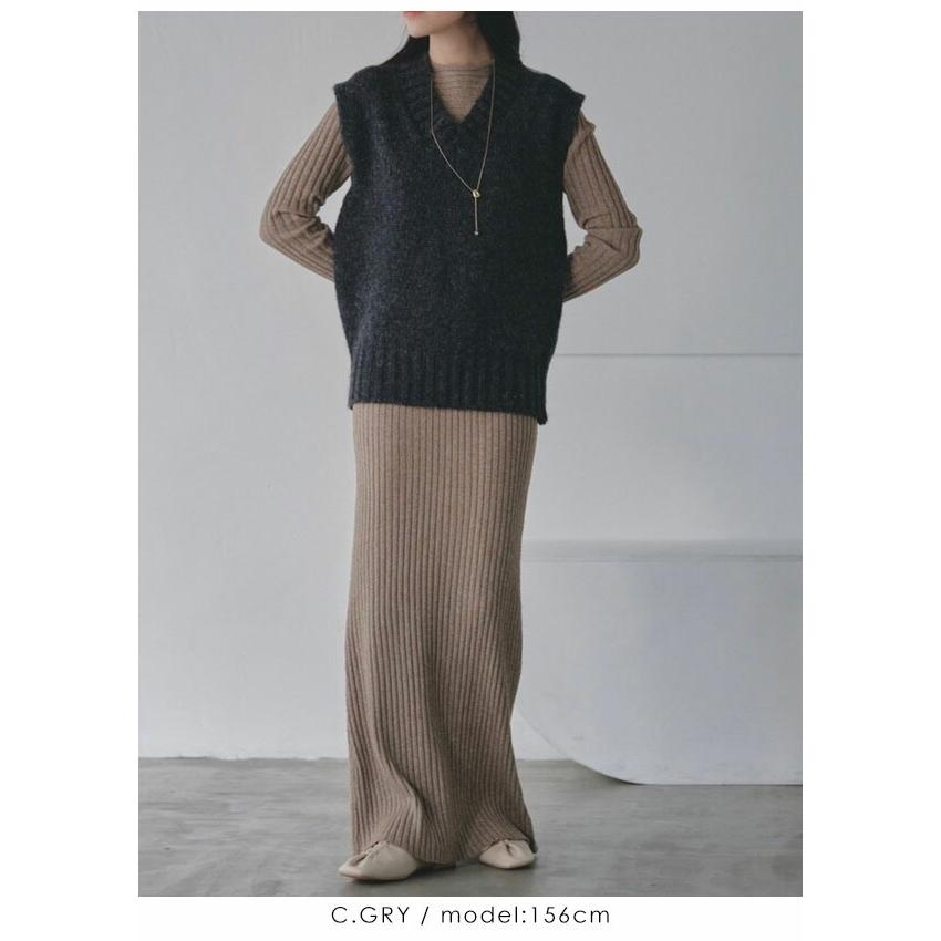 TODAYFUL トゥデイフル 2023prefall Mottle Yarn Knit Vest TODAYFUL トゥデイフル 2023prefall Mottle Yarn Knit Vest