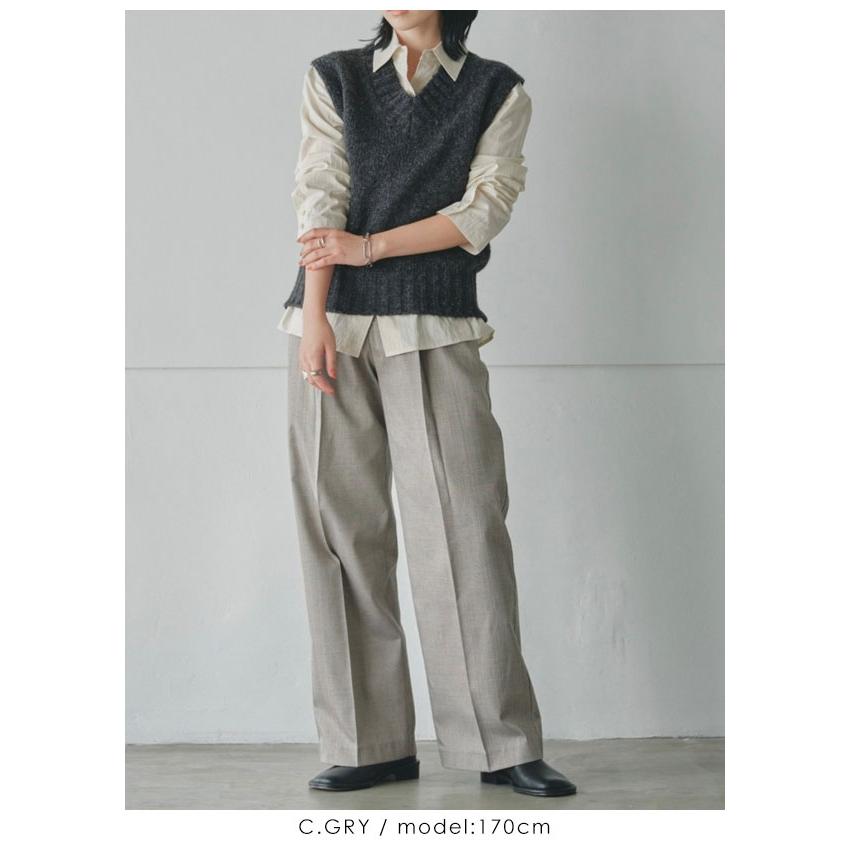 即納】 TODAYFUL トゥデイフル Mottle Yarn Knit Vest 12320516 