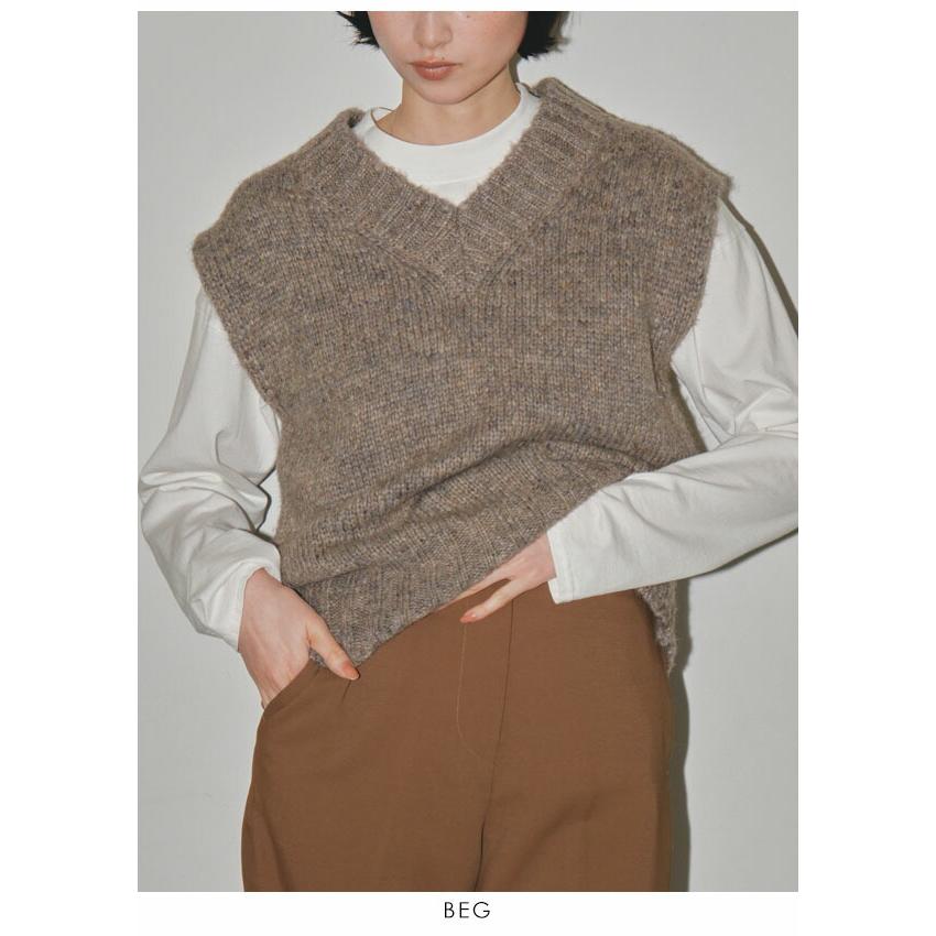 TODAYFUL トゥデイフル 2023prefall Mottle Yarn Knit Vest TODAYFUL トゥデイフル 2023prefall Mottle Yarn Knit Vest