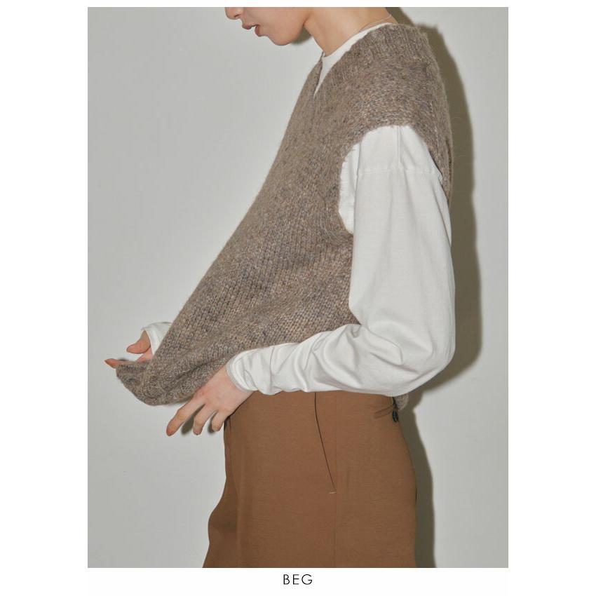 TODAYFUL トゥデイフル 2023prefall Mottle Yarn Knit Vest TODAYFUL トゥデイフル 2023prefall Mottle Yarn Knit Vest