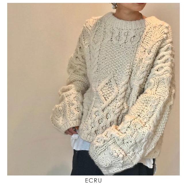 todayful パターンハンドニット Pattern Hand Knit