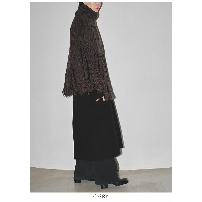 TODAYFUL 【即納】 トゥデイフル Fringe Knit Cape 12320528 : select