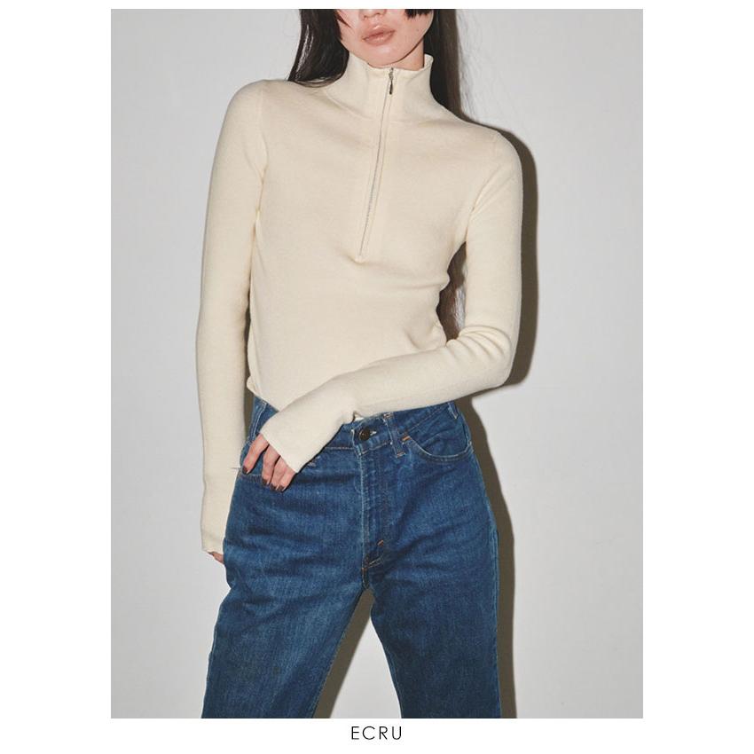 TODAYFUL トゥデイフル 2024winter トップス Halfzip Rib Knit TODAYFUL トゥデイフル 2024winter トップス Halfzip Rib Knit