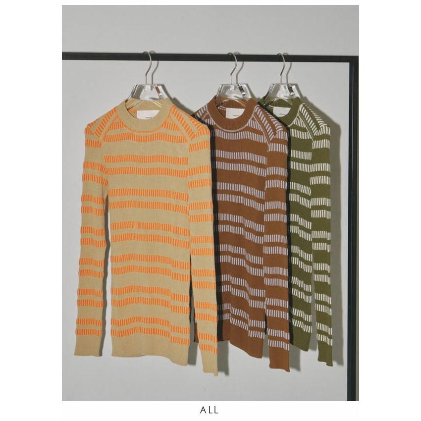 TODAYFUL 【即納】 トゥデイフル Border Crewneck Tops 12320607