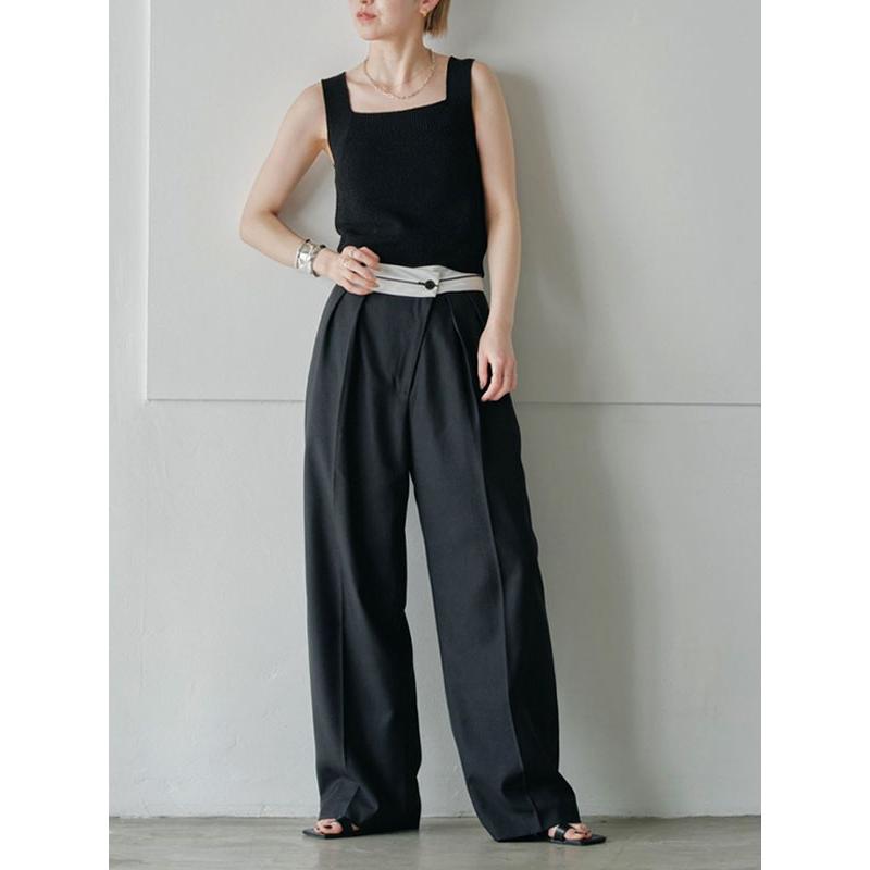 トゥデイフル TODAYFUL 【即納】 トゥデイフル Front Slanting Trousers 12320704