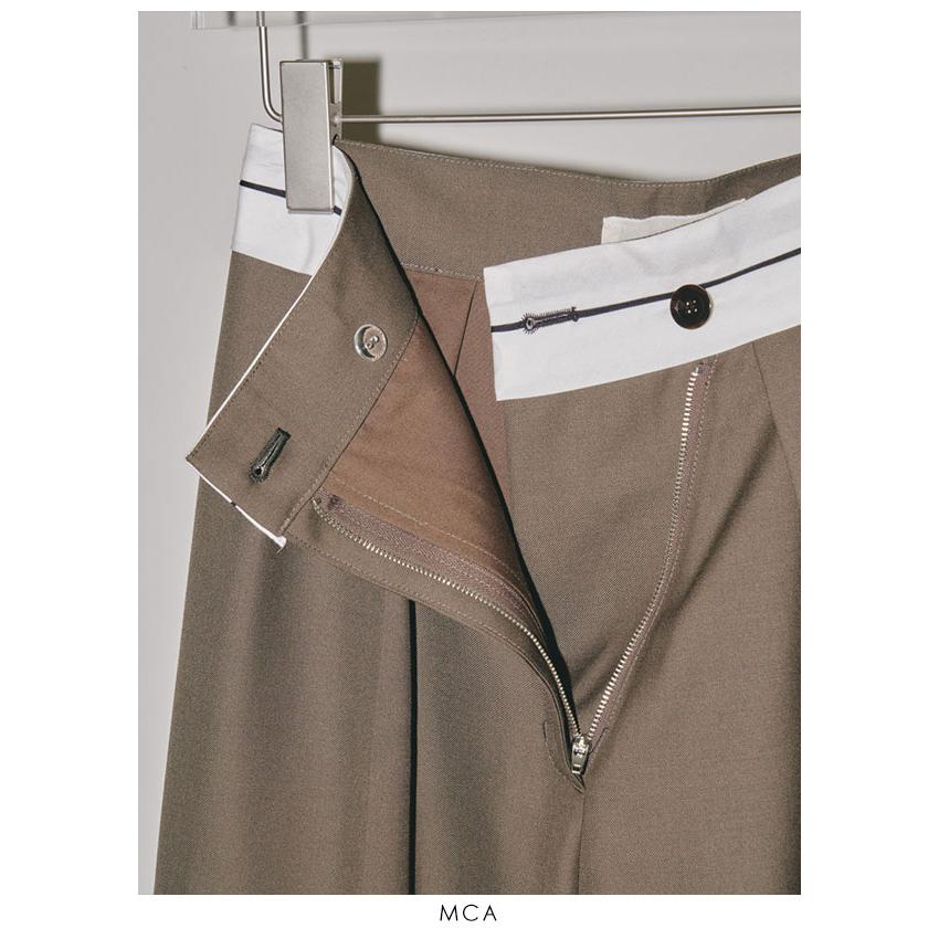 即納】 TODAYFUL トゥデイフル Front Slanting Trousers 12320704  