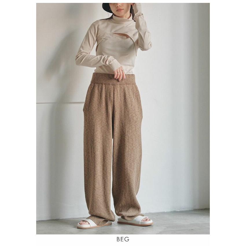 TODAYFUL トゥデイフル Easy Rib Knit Pants 12320708 : select TODAYFUL トゥデイフル Easy Rib Knit Pants 12320708 : select