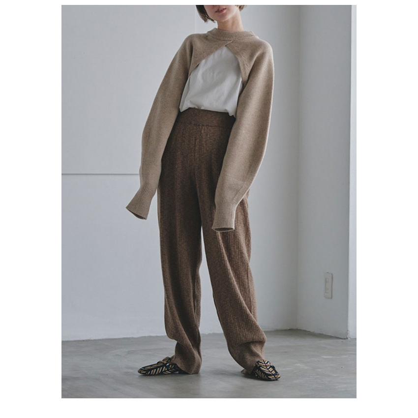 TODAYFUL 【即納】 トゥデイフル Easy Rib Knit Pants 12320708