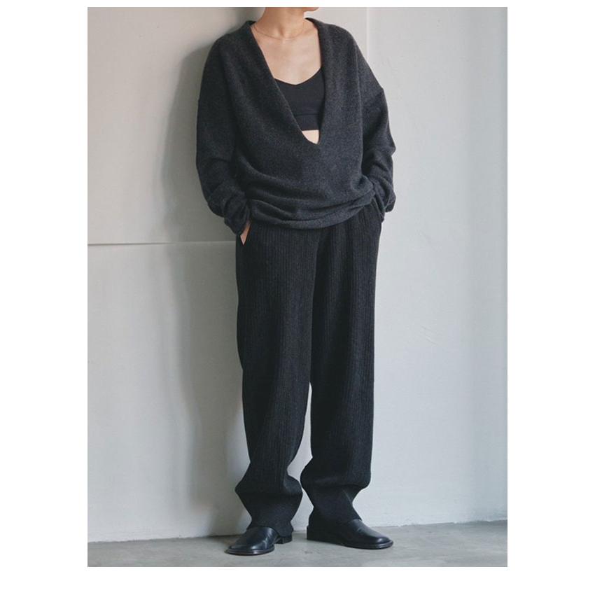 TODAYFUL 【即納】 トゥデイフル Easy Rib Knit Pants 12320708