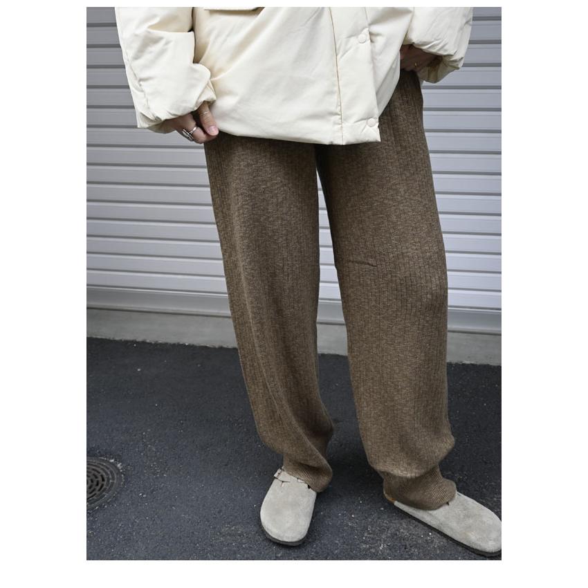 TODAYFUL 【即納】 トゥデイフル Easy Rib Knit Pants 12320708