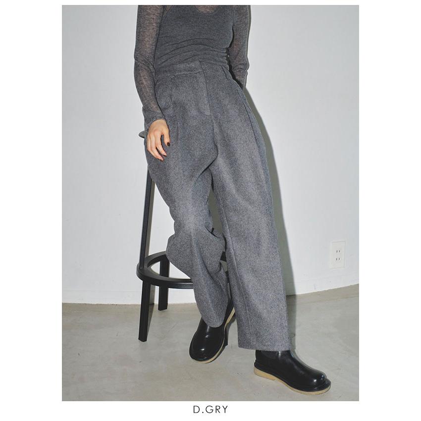 SALE TODAYFUL 2023winter トゥデイフル Wool Painter Pants ウールペインターパンツ ボトムス フルレングス ロング丈 ワイド テーパード 12320721 12320806｜doubleheart｜12