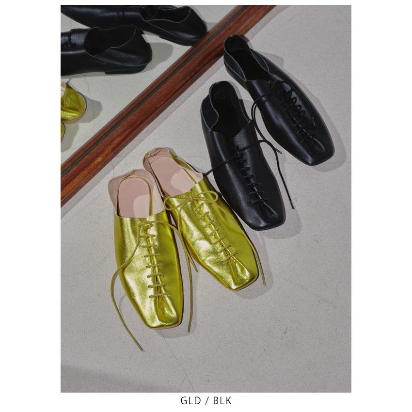 SALE TODAYFUL 2024springsummer トゥデイフル Laceup Leather Shoes レースアップレザーシューズ 靴 革｜doubleheart｜06