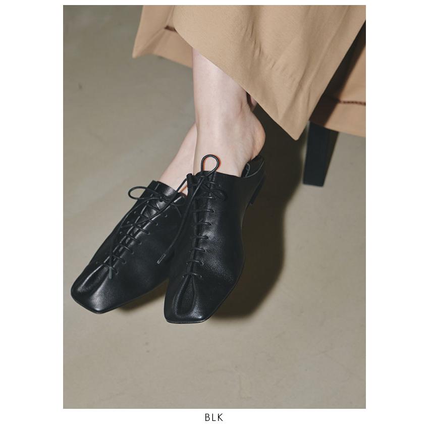 SALE TODAYFUL 2024springsummer トゥデイフル Laceup Leather Shoes レースアップレザーシューズ 靴 革｜doubleheart｜09