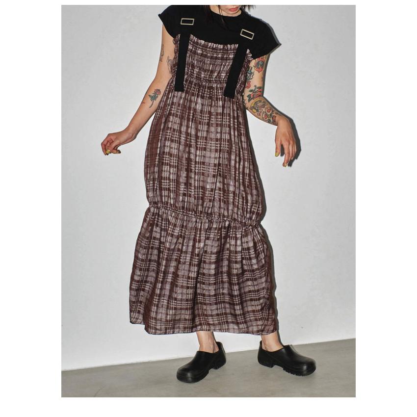即納】 TODAYFUL トゥデイフル Strap Jacquard Dress 12410304 